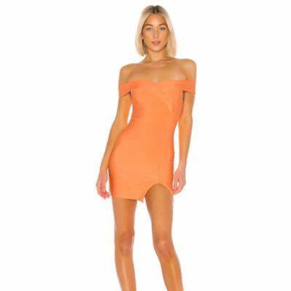 NWT superdown Elina Slit Bandage Dress Revolve